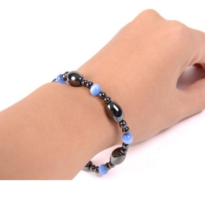 Women's Cat Eye Beaded Magnetic Bracelet