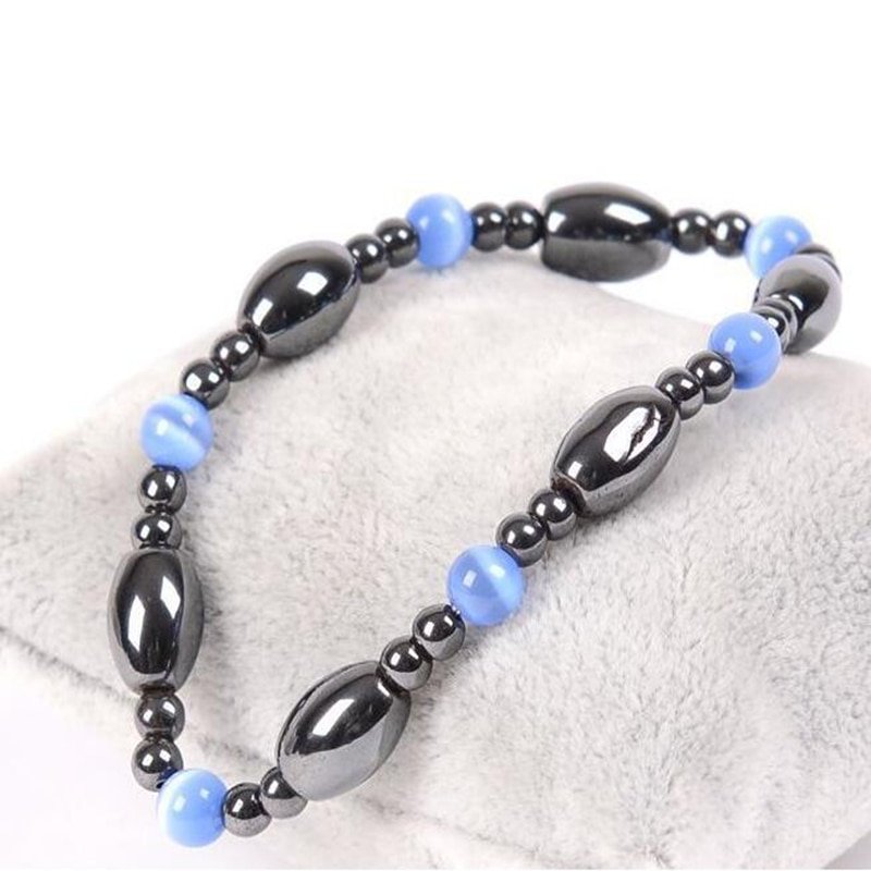 Women's Cat Eye Beaded Magnetic Bracelet