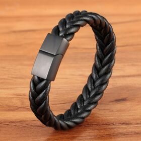 Men's Braided Leather Bracelet