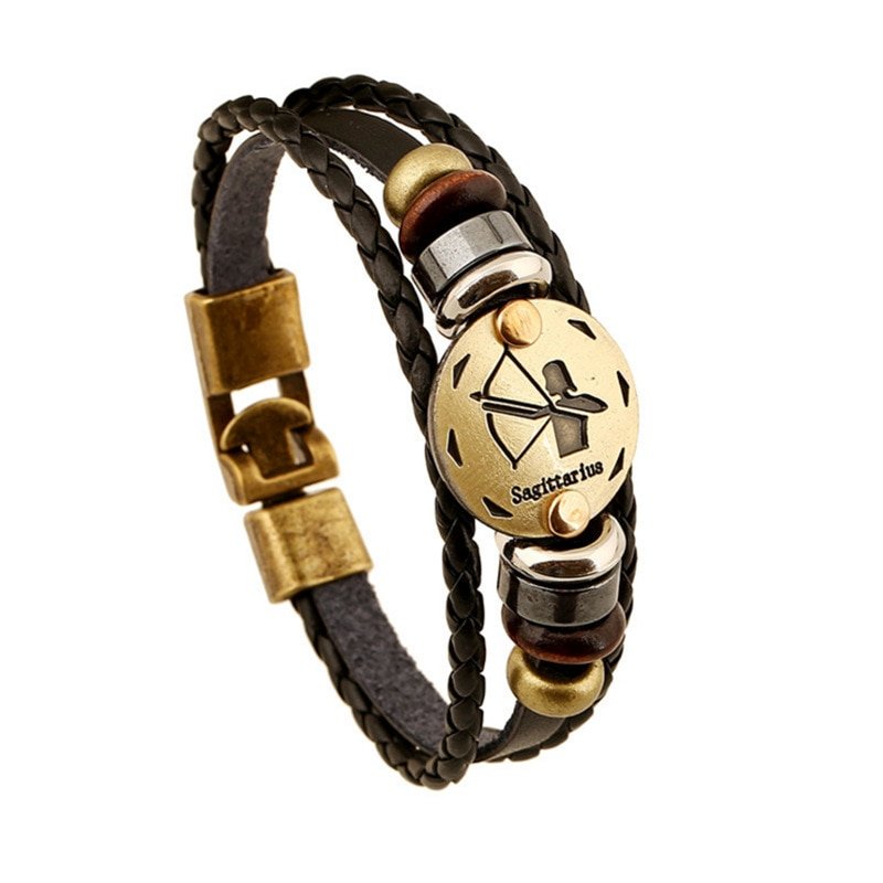 Women's Zodiac Signs Themed Rope Bracelet